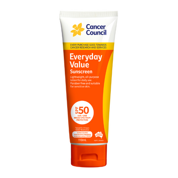 Cancer Council Everyday Value Sunscreen SPF50 110mL