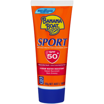 Banana Boat Sport Sunscreen Lotion SPF 50+ 100g