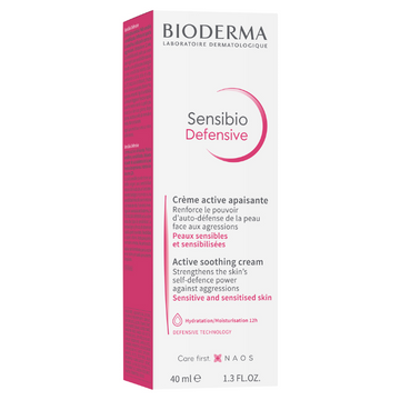 Bioderma Sensibio Soothing Lightweight Defensive Moisturiser 40mL