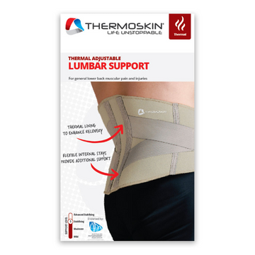 Thermoskin Thermal Adjustable Lumbar Support Extra Large Beige 1 Each