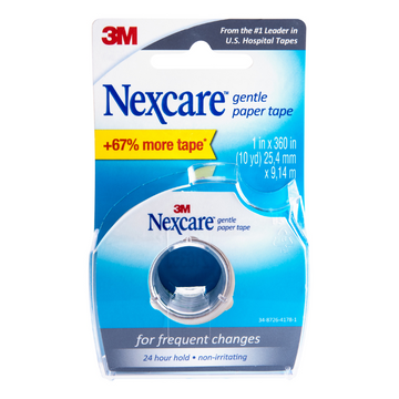 NEXCARE Gentle Paper Tape 25mm x 9.1m 1 Each