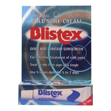 Blistex Antiviral Cold Sore Cream 5g