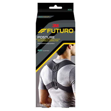 Futuro Posture Adjustable Corrector Black 1 Each