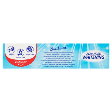 Colgate Advanced Whitening Toothpaste With Micro-Cleansing Crystals 200g