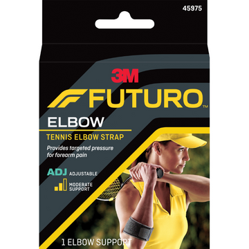 Futuro Elbow Tennis Elbow Strap Adjustable Black/Grey 1 Each