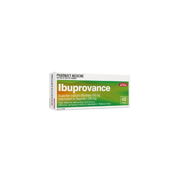 PHARMACY ACTION Ibuprovance 256g 48 Tablets