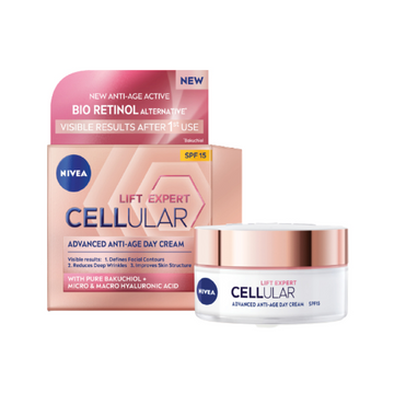 NIVEA Cellular Lift Expert Advanced Anti-Age Day Cream SPF15 50mL