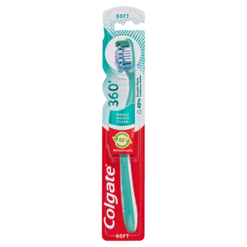 Colgate 360° Whole Mouth Clean Toothbrush Soft 1 Each