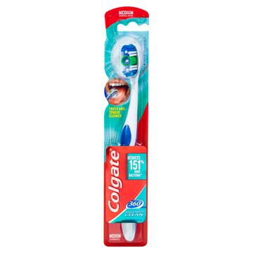 Colgate 360° Whole Mouth Clean Toothbrush Medium 1 Each