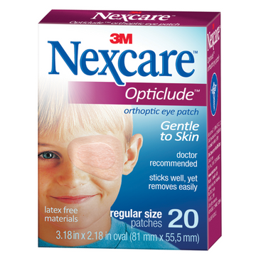 NEXCARE Opticlude™ Orthoptic Eye Patch Regular 20 Pack (Currently Out of stock)