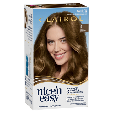 Clairol Nice'n Easy 6 Light Brown 1 Pack