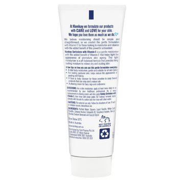 Kenkay Skin Relief Sorbolene & Vitamin E Light Cream Tube 100g