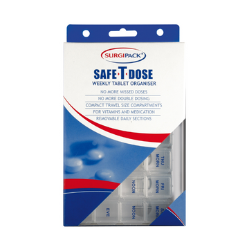 SurgiPack Safe-T-Dose Weekly Organiser Small 1 Each