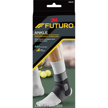 Futuro Ankle Performance Stabilizer Adjustable Black 1 Each