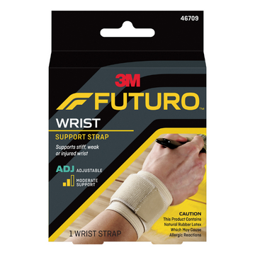 Futuro Wrist Support Strap Adjustable Beige 1 Each