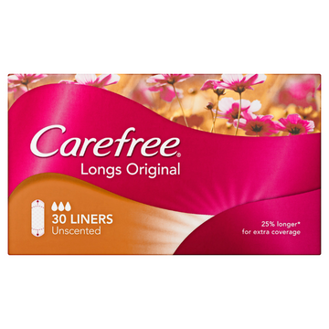 Carefree Longs Original Liners 30 Pack