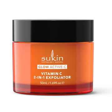 Sukin Glow Active-C Vitamin C 2-in-1 Exfoliator 50mL