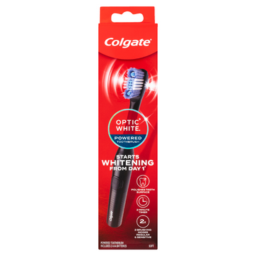Colgate Optic White Powered Toothbrush Soft 1 Each