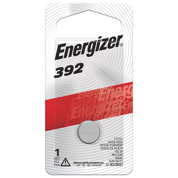 ENERGIZER 392 Silver Oxide Watch Battery 1 Each