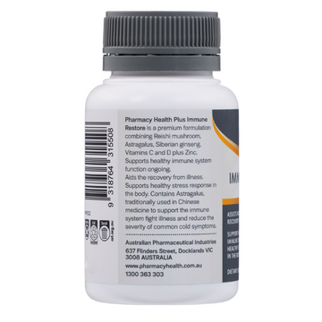 Pharmacy Health PLUS Immune Restore 60 Tablets