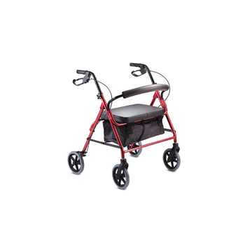 MAKING LIFE EASY Rollator 8 Heavy Duty Burgundy