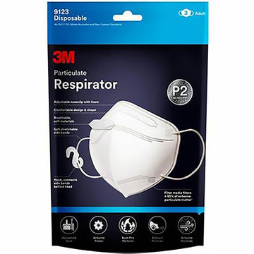 9123 Respirator P2 Mask 3Pk