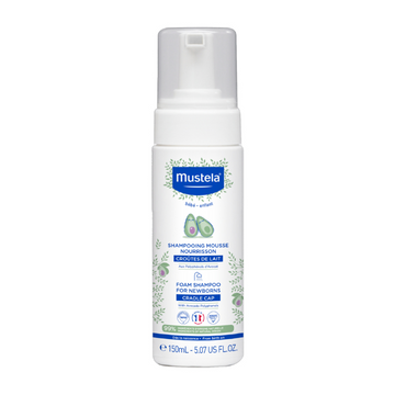 Mustela Newborn Foam Shampoo for Cradle Cap Prevention 150mL