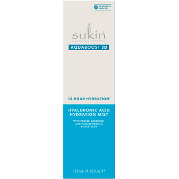 Sukin AquaBoost 3D Hyaluronic Acid Hydration Mist 125mL