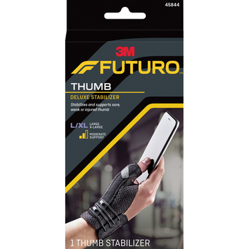 Futuro Thumb Deluxe Stabiliser Black Large/X-Large 1 Each