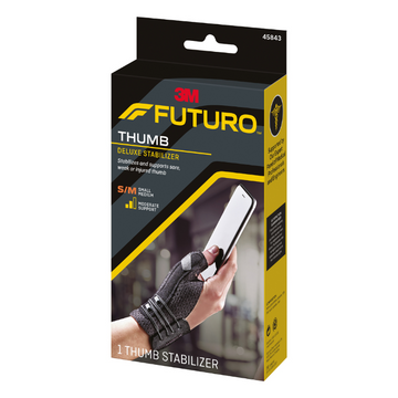 Futuro Thumb Deluxe Stabilizer Black Small/Medium 1 Each