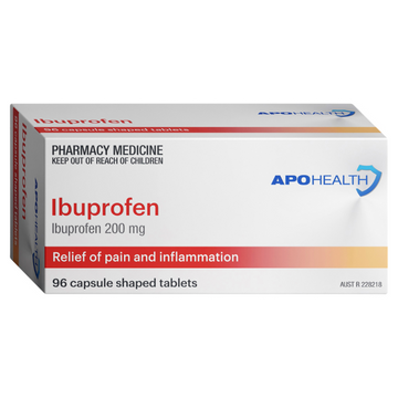 APO HEALTH Ibuprofen Blister Pack 96 Caplets