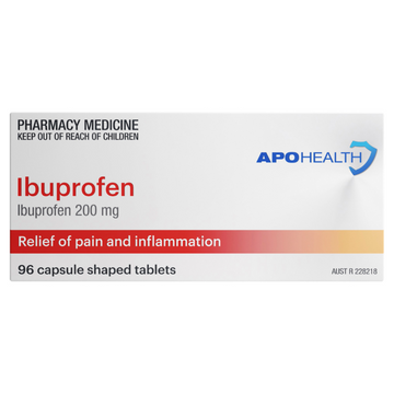 APO HEALTH Ibuprofen Blister Pack 96 Caplets