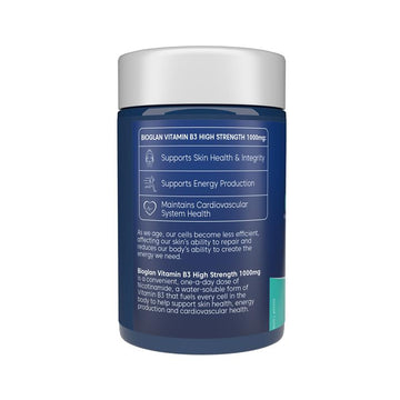 Bioglan Vitamin B3 1000mg - 60 capsules