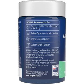Bioglan Ashwagandha Plus 60 tablets