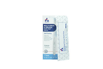AHPC 6-Drug Oral Fluid Rapid Test – OPI/COC/AMP/MET/BZO/THC