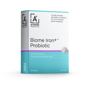 Activated Probiotics Biome Iron+ Probiotic | 30 Capsules