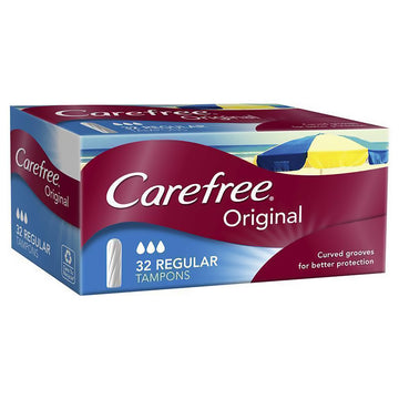 Carefree Original Reg Tampons 32Pk