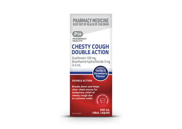 PHARMACY HEALTH Kids Chesty Cough Syrup S/Berry 200mL