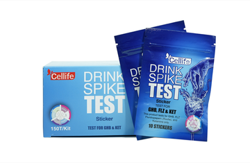 Cellife Drink Check Test – Ketamine, Flunitrazepam & GHB – 10 Tests