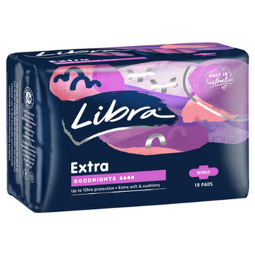 Libra Goodnights Extra Pad 10Pk