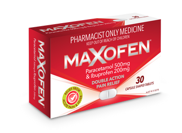 Maxofen Paracetamol 500mg Ibuprofen 200mg 30 Tablets