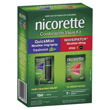 Nicorette Combination Value Kit 150+7Pk
