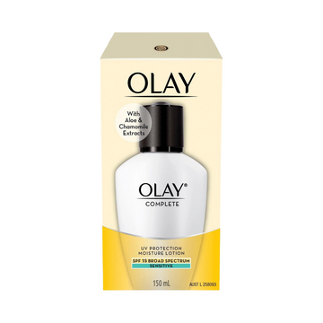 Olay Complete Uv Protection Moisture Lotion Sensitive Spf 15 150 Ml