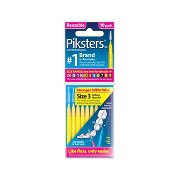 Piksters Inter Brsh Size 3 10Pk