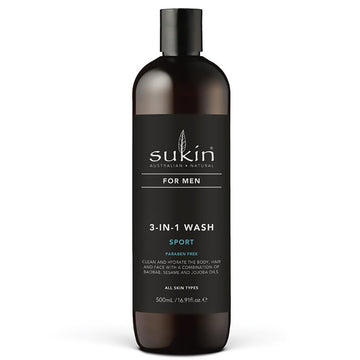 Sukin For Men 3In1 Sport 500Ml