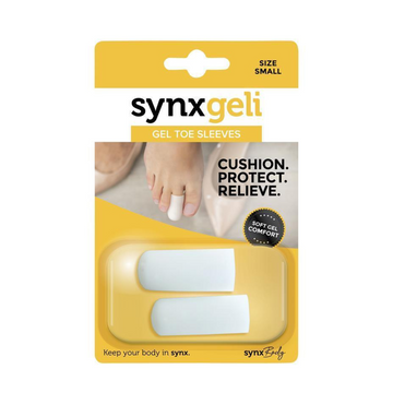 Synxbody Synxgeli Gel Toe Sleeves Small