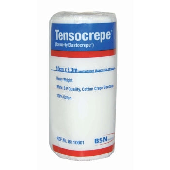 T/Crepe Med White Bnge 10Cmx1.5M