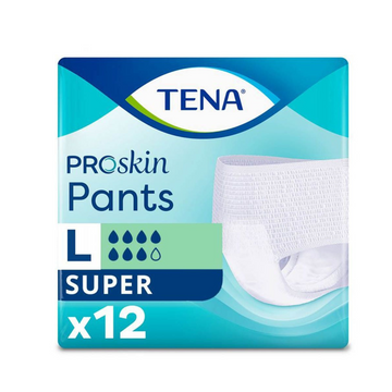 Tena Pant Super Lge 12Pk