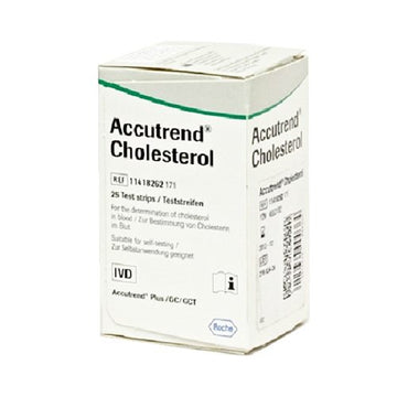 Accutrend Cholesterol Strips 25Pk