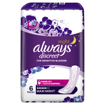 Always Discreet Pad Night 6Pk